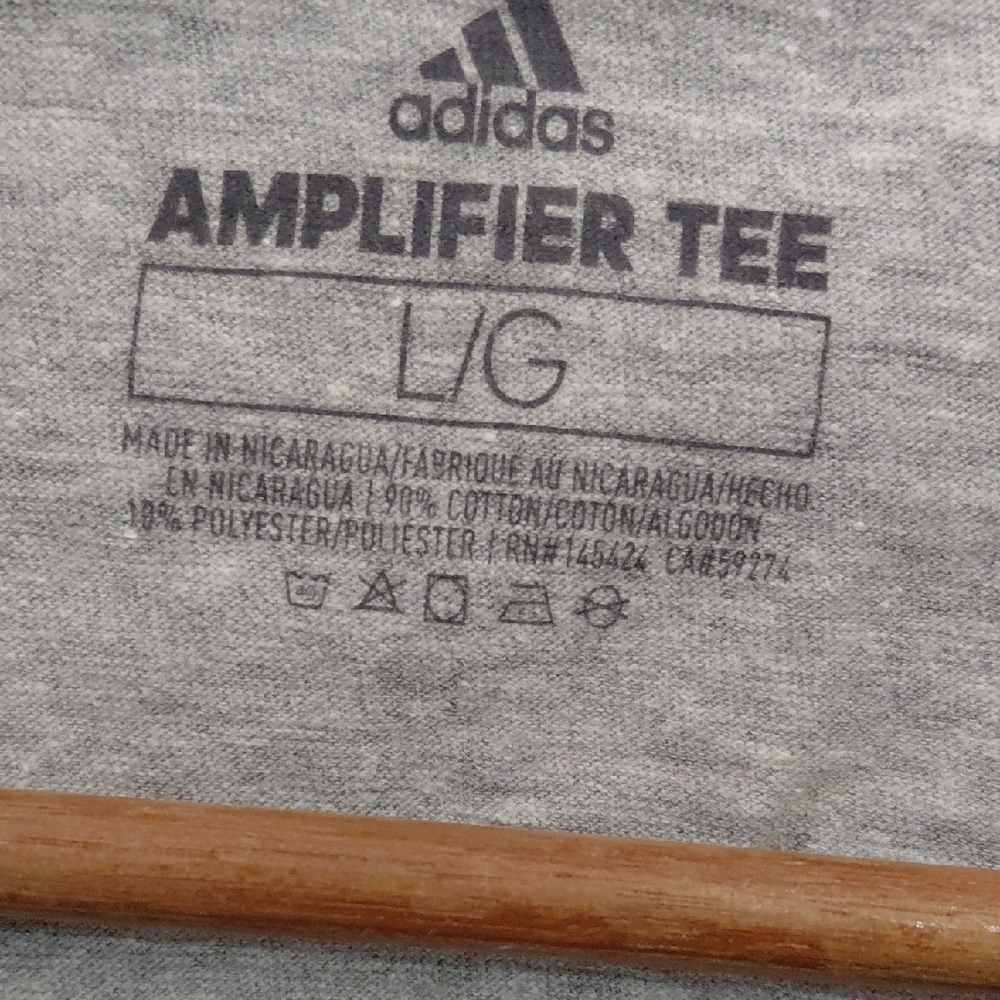 Adidas Camo Logo Gray Men's Tee - Picture 5 of 6
